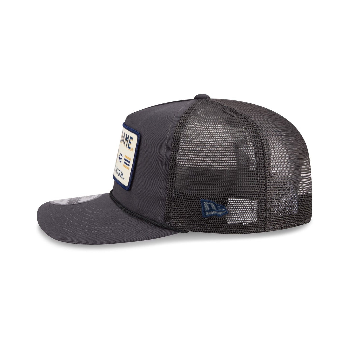Notre Dame Fighting Irish Washed Graphite 19TWENTY Trucker Hat