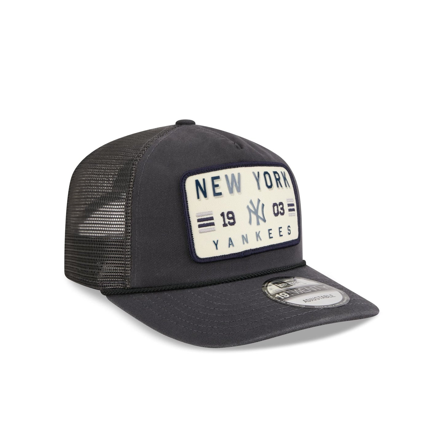 New York Yankees Washed Graphite 19TWENTY Trucker Hat