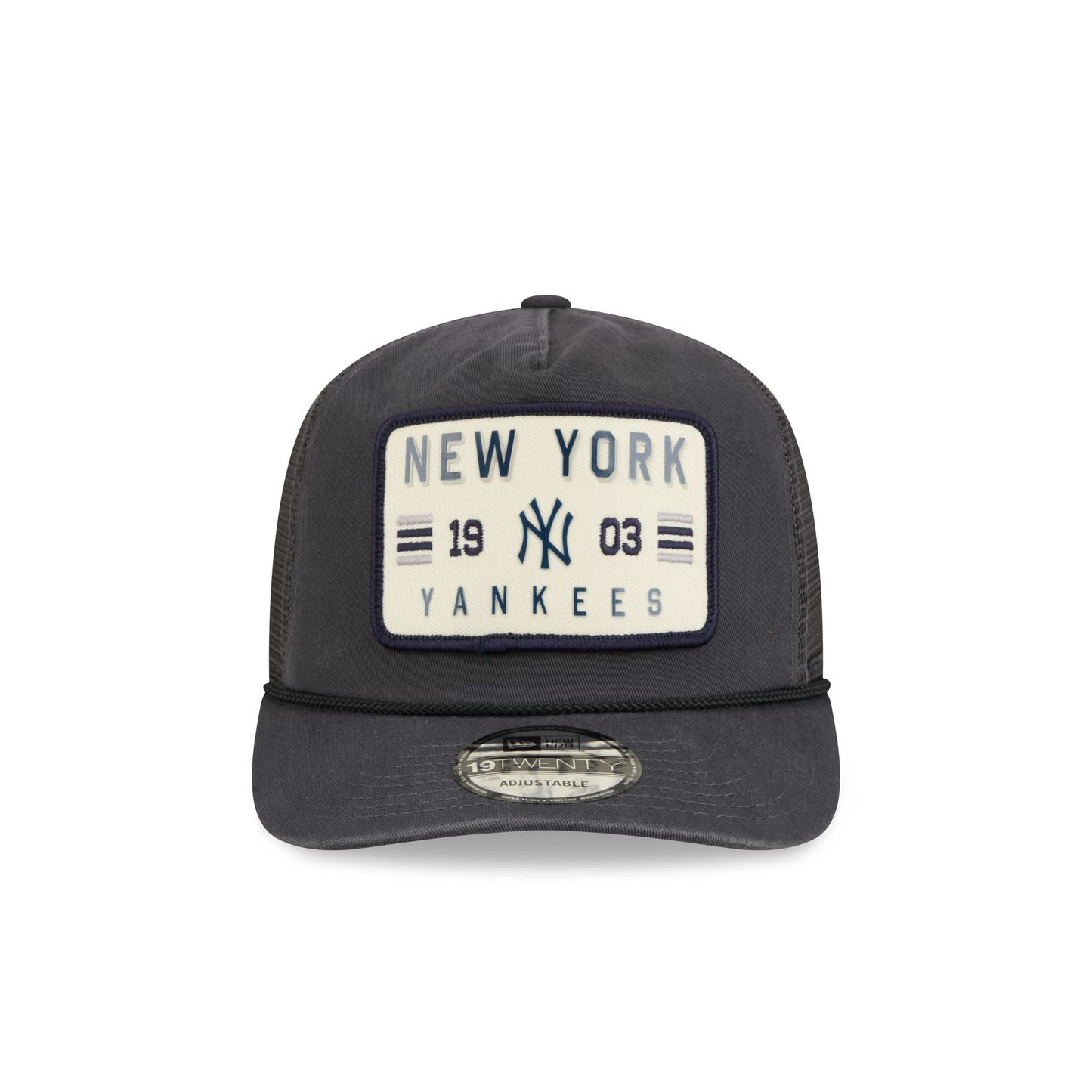 New York Yankees Washed Graphite 19TWENTY Trucker Hat