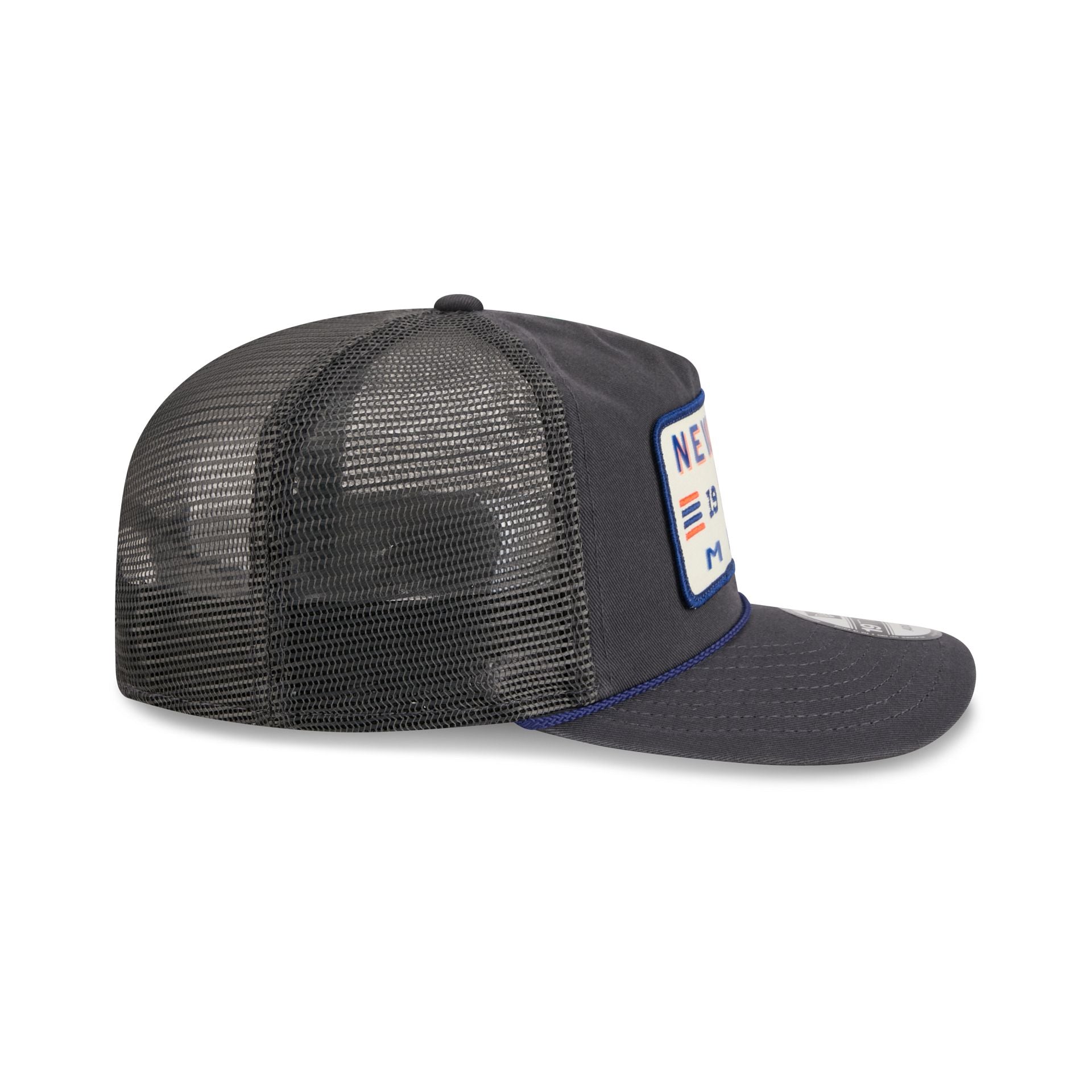 New York Mets Washed Graphite 19TWENTY Trucker Hat