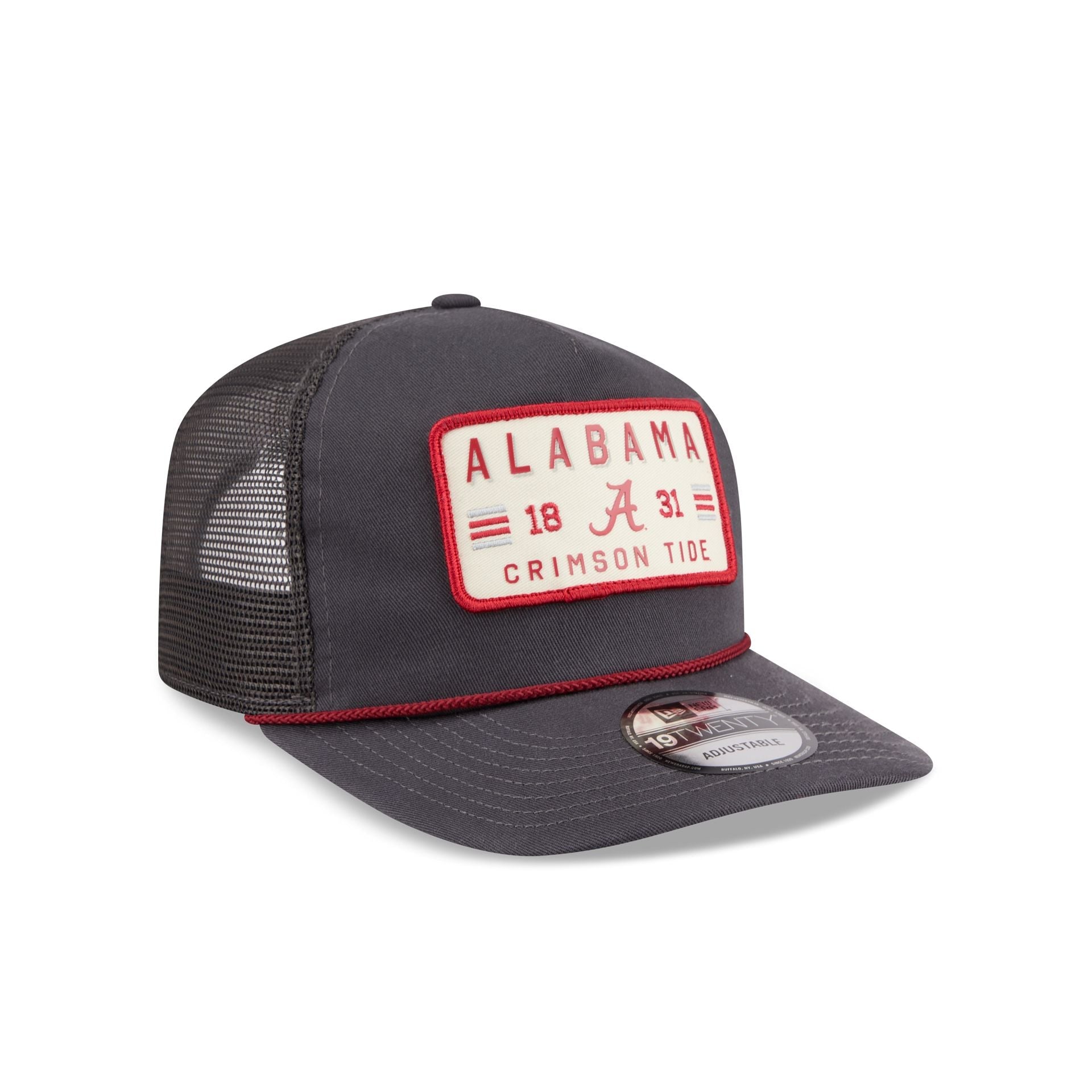 Alabama Crimson Tide Washed Graphite 19TWENTY Trucker Hat