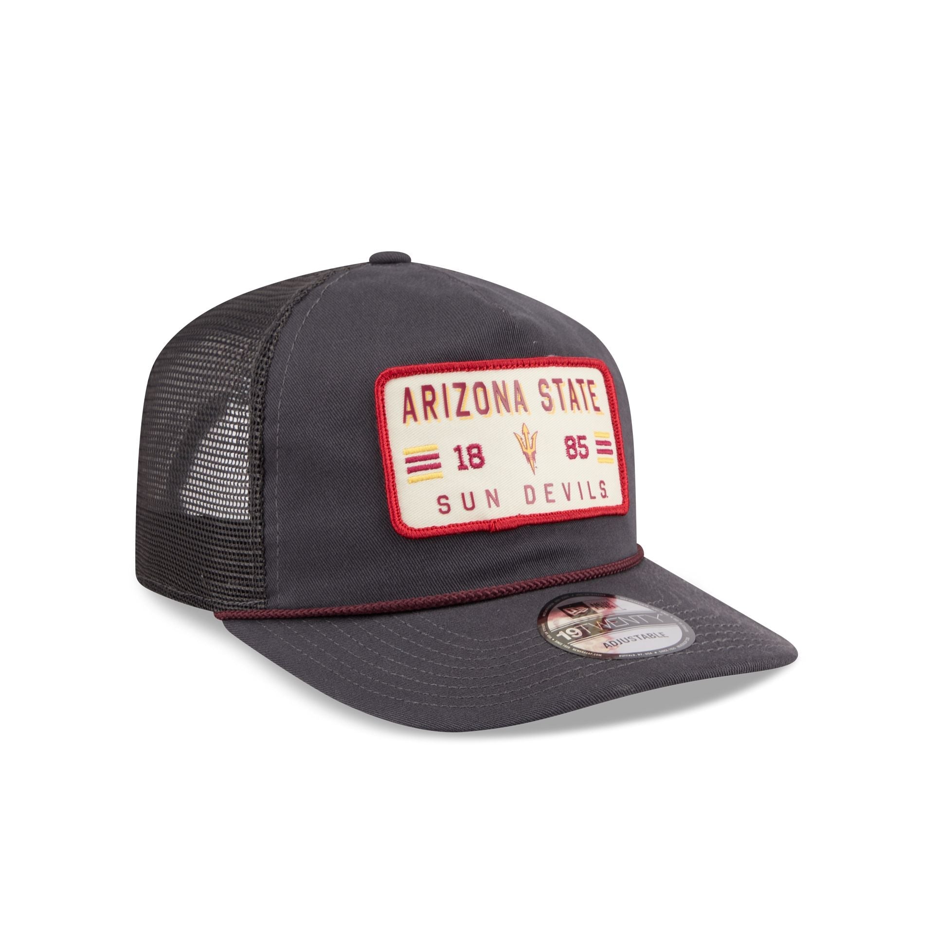 Arizona State Sun Devils Washed Graphite 19TWENTY Trucker Hat