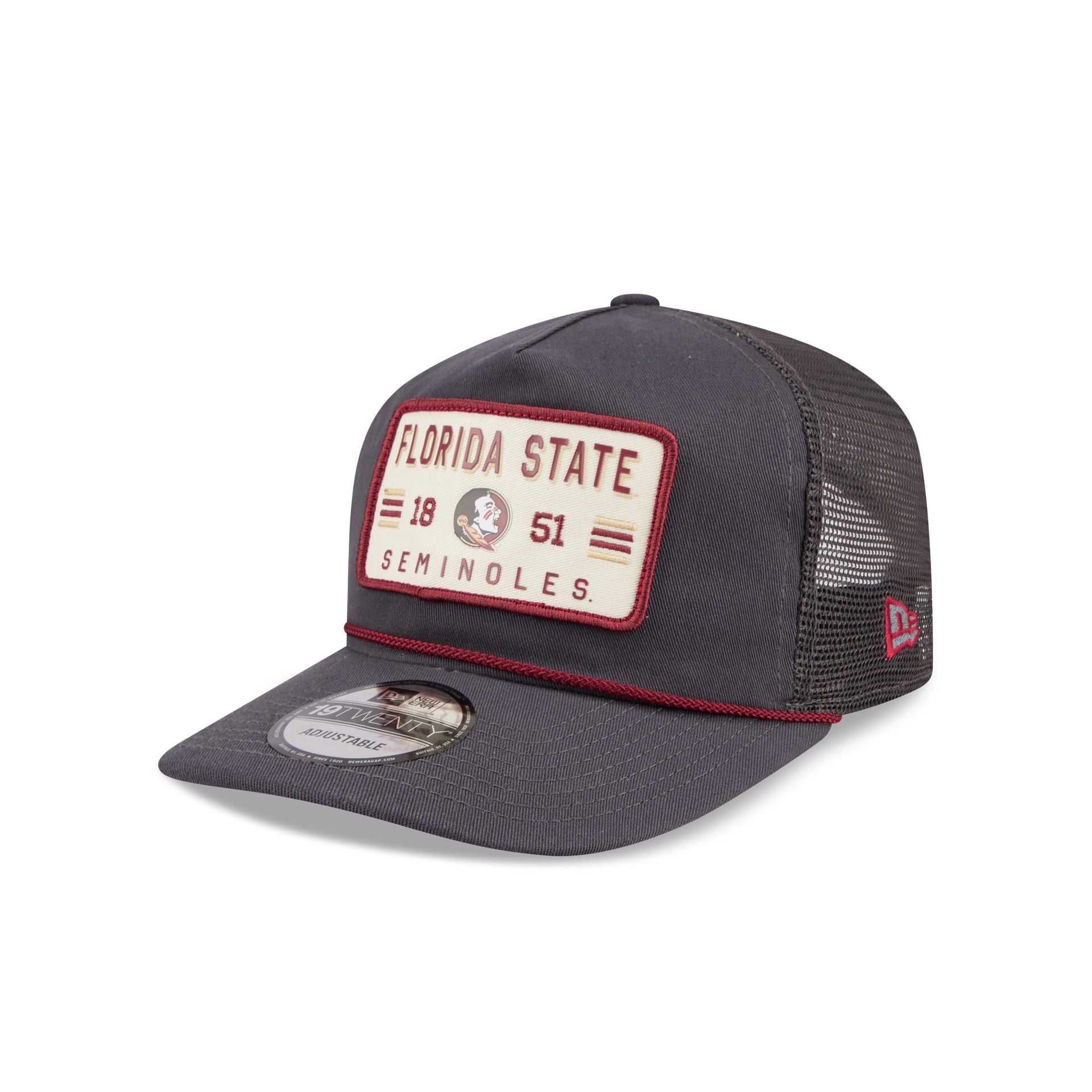 Florida State Seminoles Washed Graphite 19TWENTY Trucker Hat