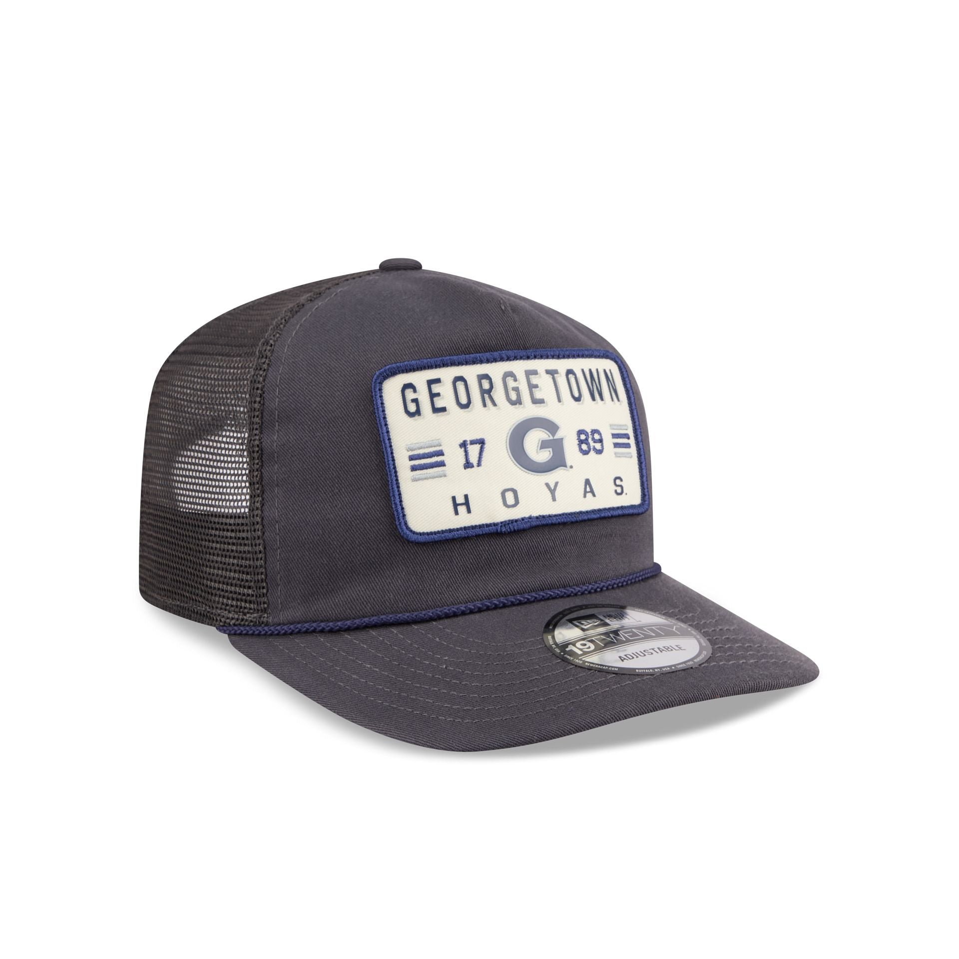 Georgetown Hoyas Washed Graphite 19TWENTY Trucker Hat