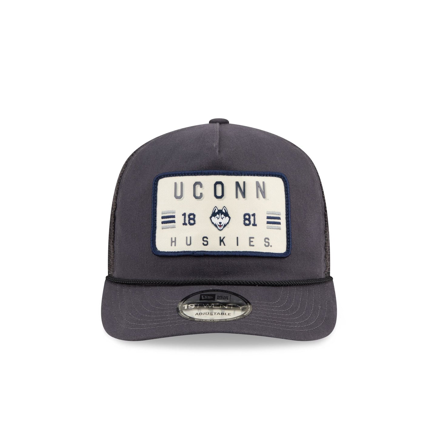 Connecticut Huskies Washed Graphite 19TWENTY Trucker Hat