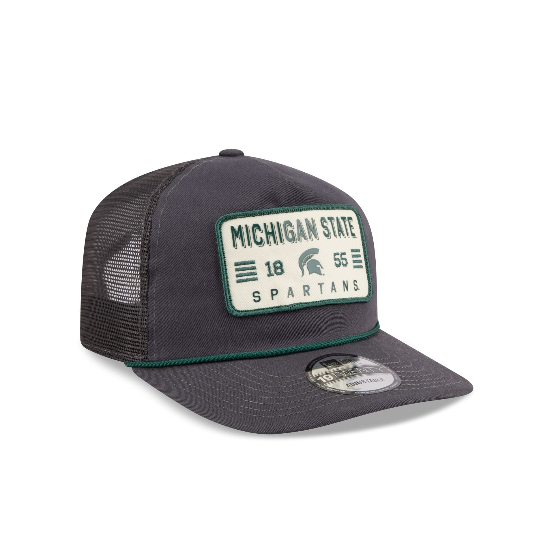 Michigan State Spartans Washed Graphite 19TWENTY Trucker Hat