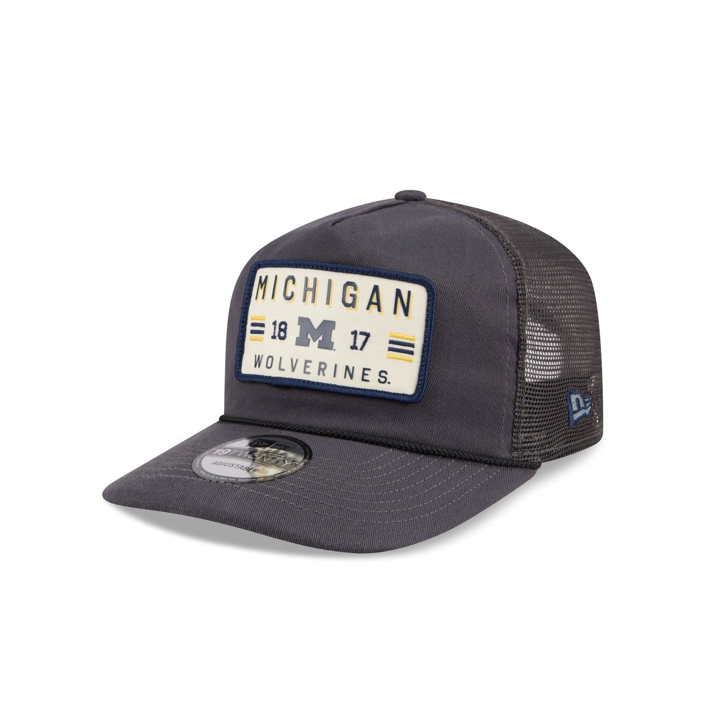 Michigan Wolverines Washed Graphite 19TWENTY Trucker Hat