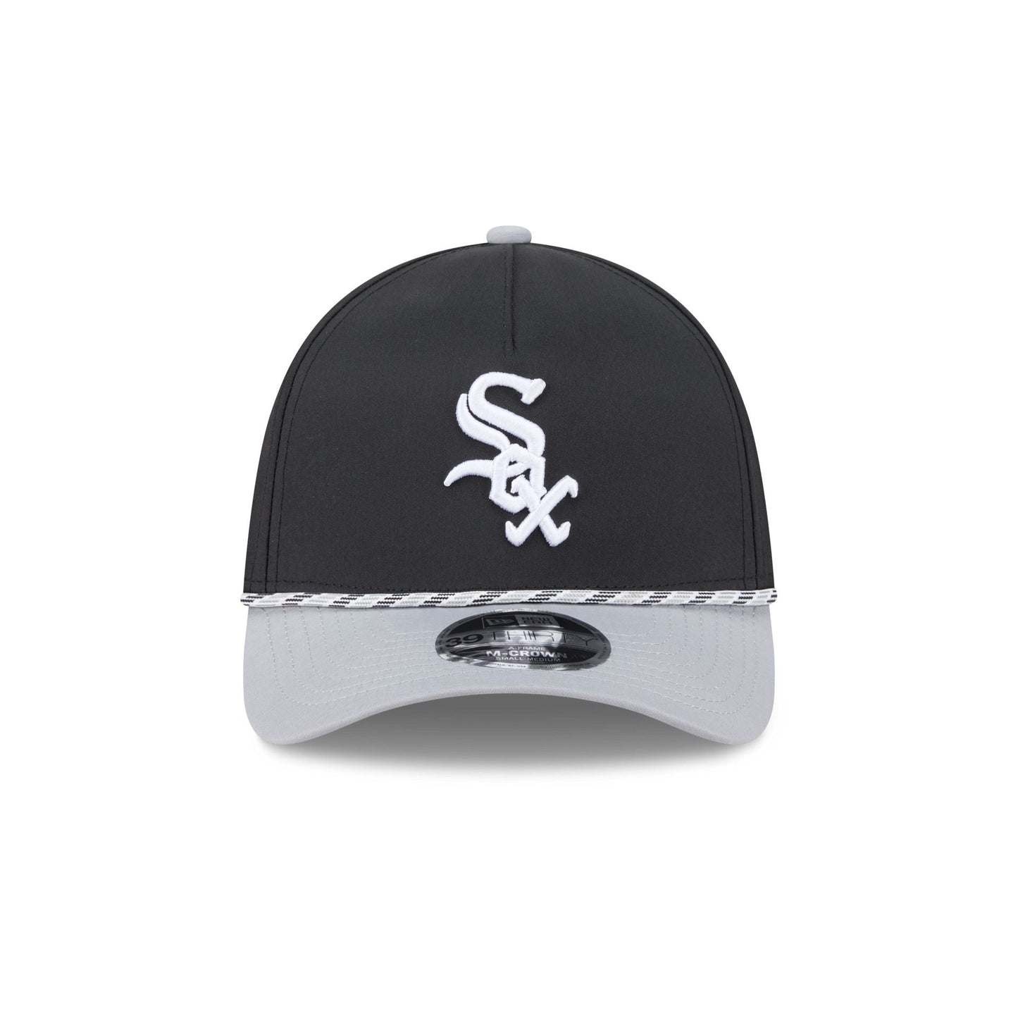 Chicago White Sox Rope 39THIRTY M-Crown A-Frame Stretch Fit Hat