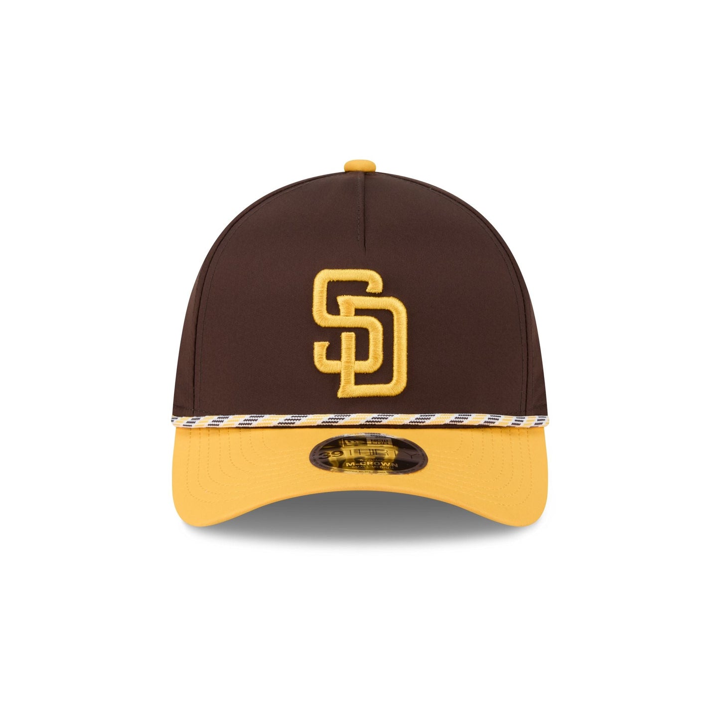 San Diego Padres Rope 39THIRTY M-Crown A-Frame Stretch Fit Hat