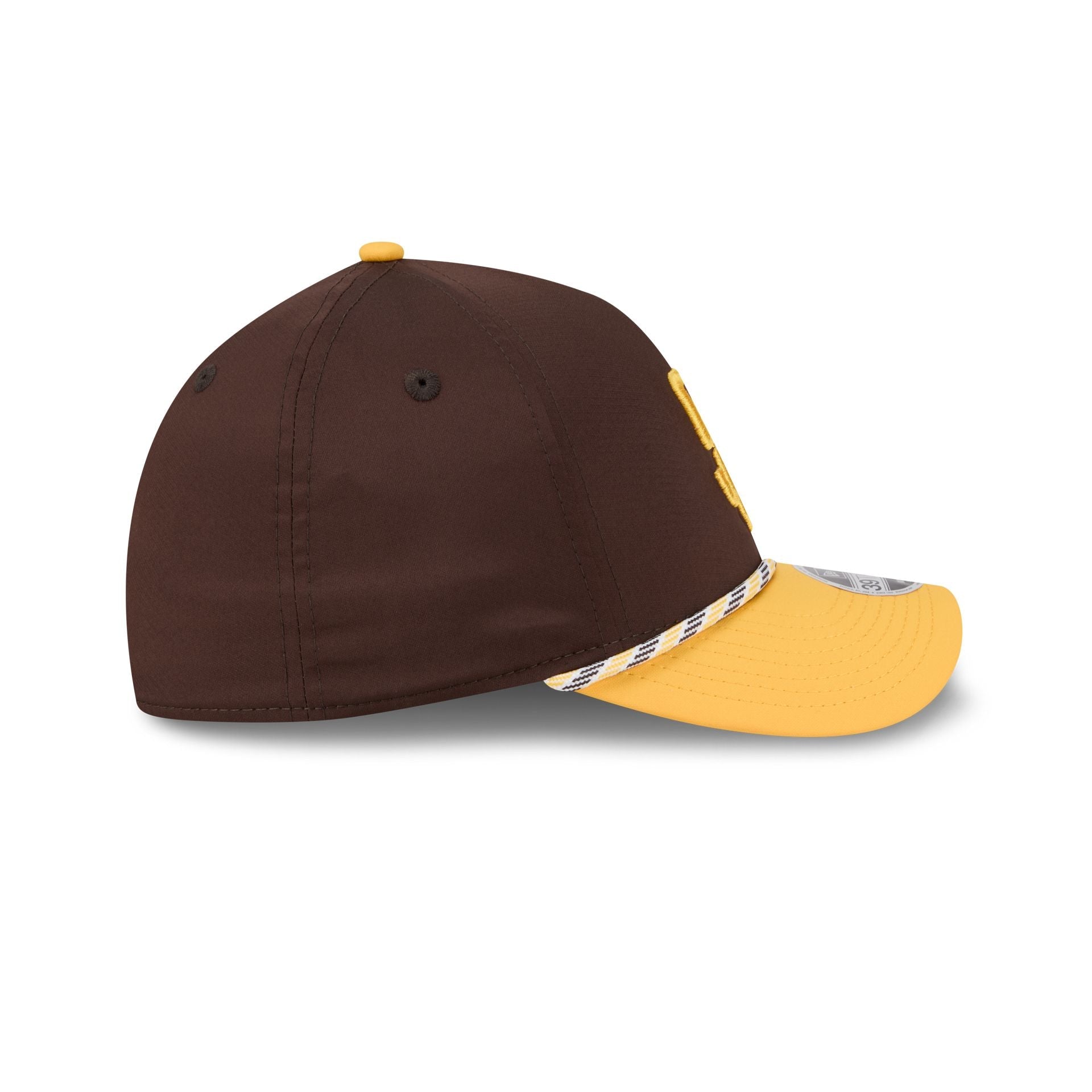 San Diego Padres Rope 39THIRTY M-Crown A-Frame Stretch Fit Hat