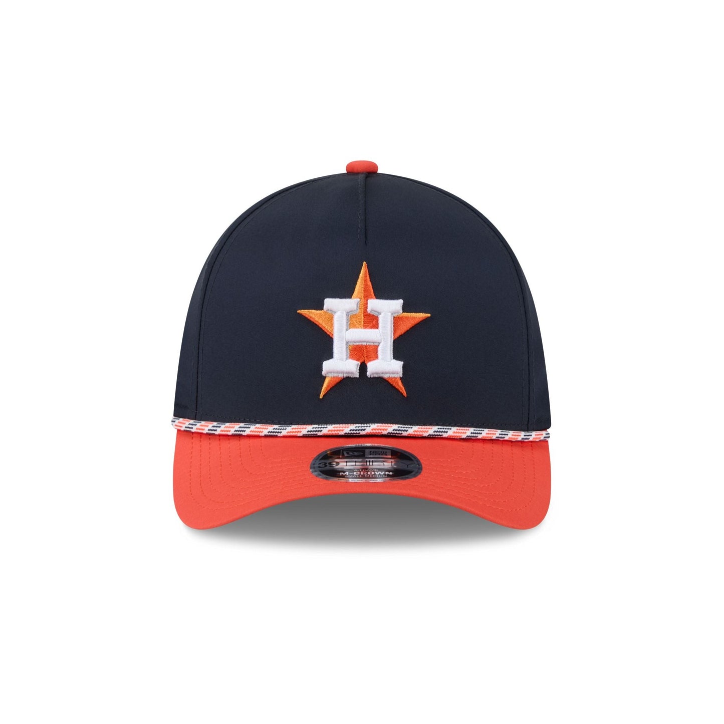 Houston Astros Rope 39THIRTY M-Crown A-Frame Stretch Fit Hat