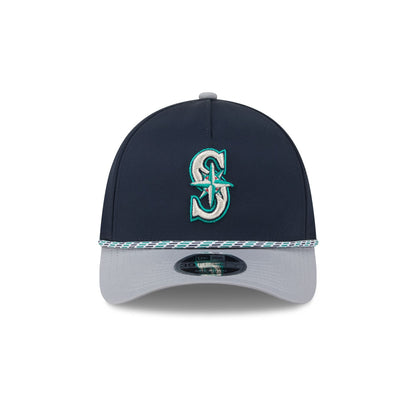 Seattle Mariners Rope 39THIRTY M-Crown A-Frame Stretch Fit Hat