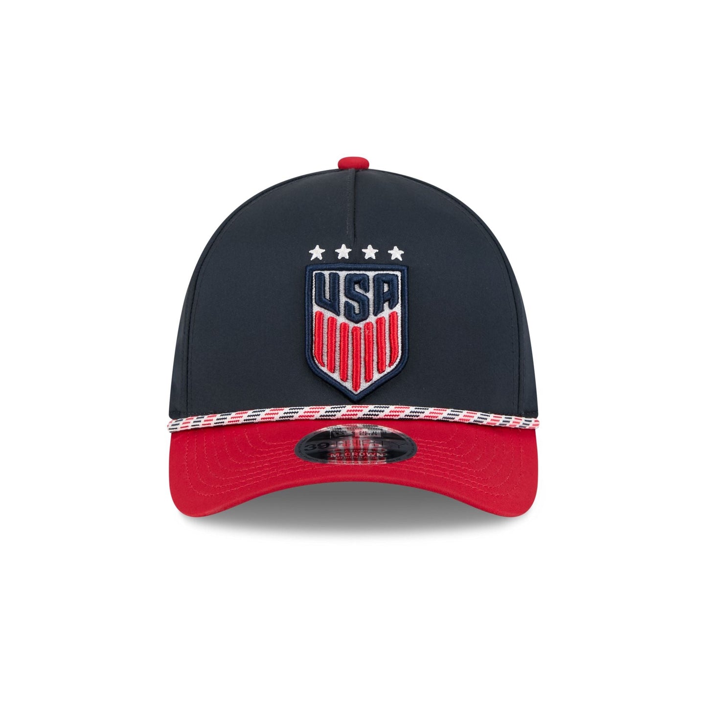 U.S. Soccer Women's National Team Rope 39THIRTY M-Crown A-Frame Stretch Fit Hat