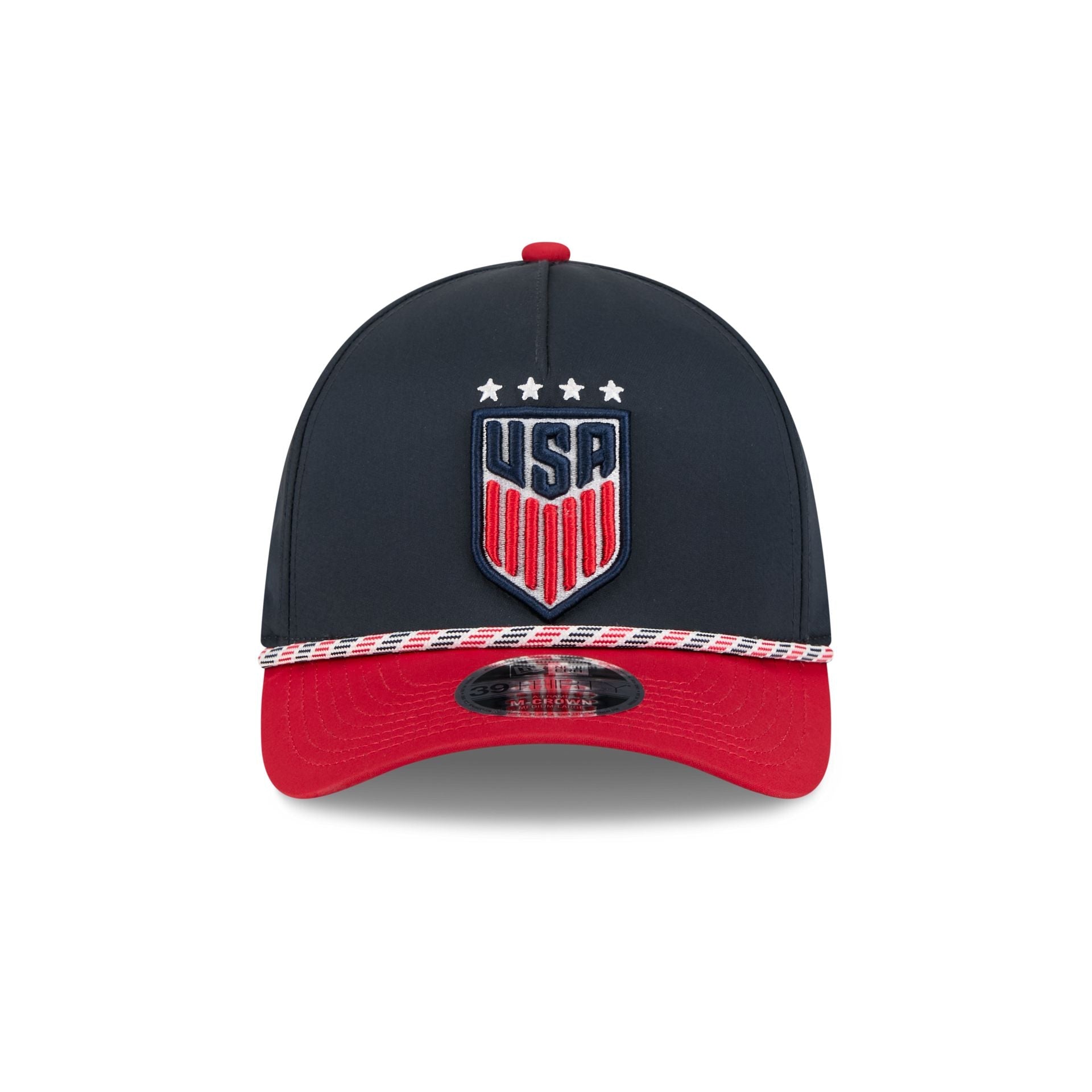 U.S. Soccer Women's National Team Rope 39THIRTY M-Crown A-Frame Stretch Fit Hat