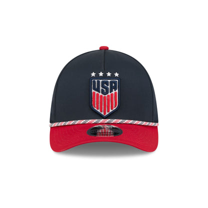 U.S. Soccer Women's National Team Rope 39THIRTY M-Crown A-Frame Stretch Fit Hat