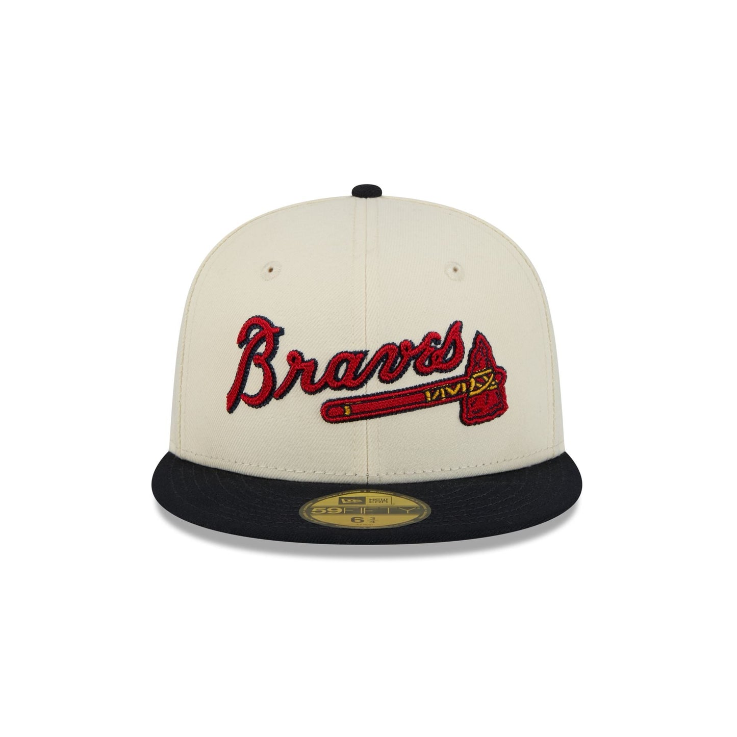 Atlanta Braves Two Tone Stitch 59FIFTY Fitted Hat