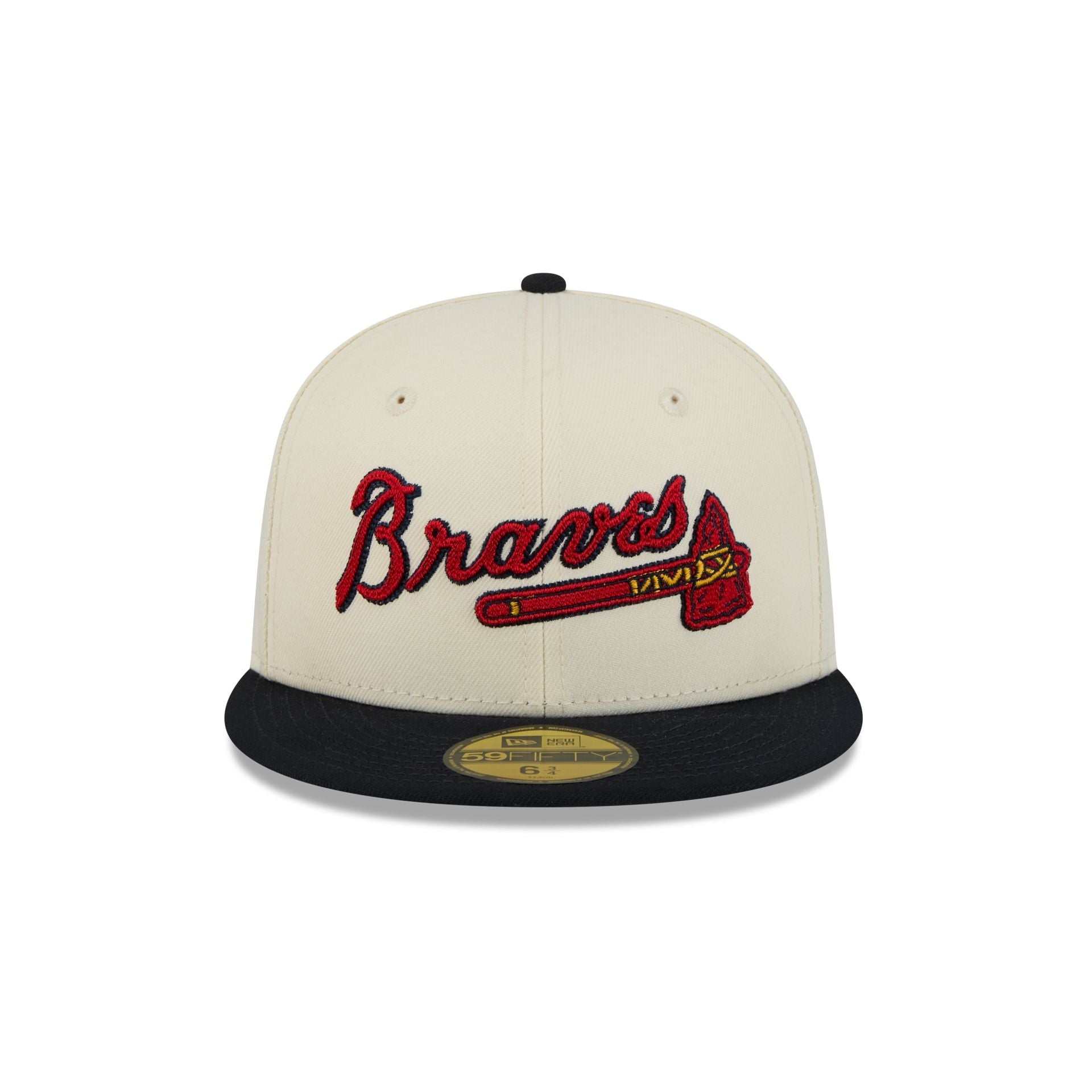 Atlanta Braves Two Tone Stitch 59FIFTY Fitted Hat