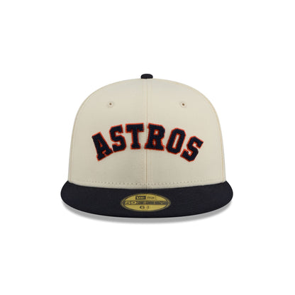Houston Astros Two Tone Stitch 59FIFTY Fitted Hat
