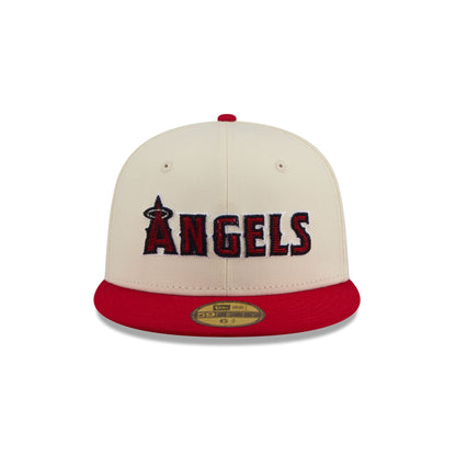 Los Angeles Angels Two Tone Stitch 59FIFTY Fitted Hat