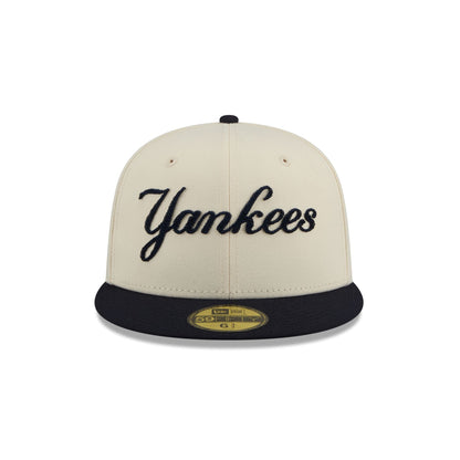 New York Yankees Two Tone Stitch 59FIFTY Fitted Hat