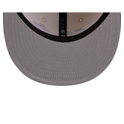 New York Mets Two Tone Stitch 59FIFTY Fitted Hat