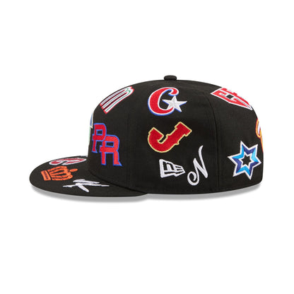 World Baseball Classic All Over Logo Black 59FIFTY Fitted Hat
