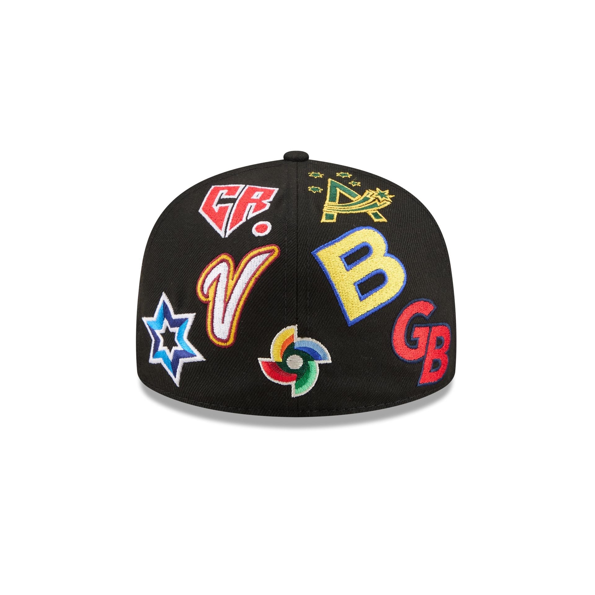 World Baseball Classic All Over Logo Black 59FIFTY Fitted Hat