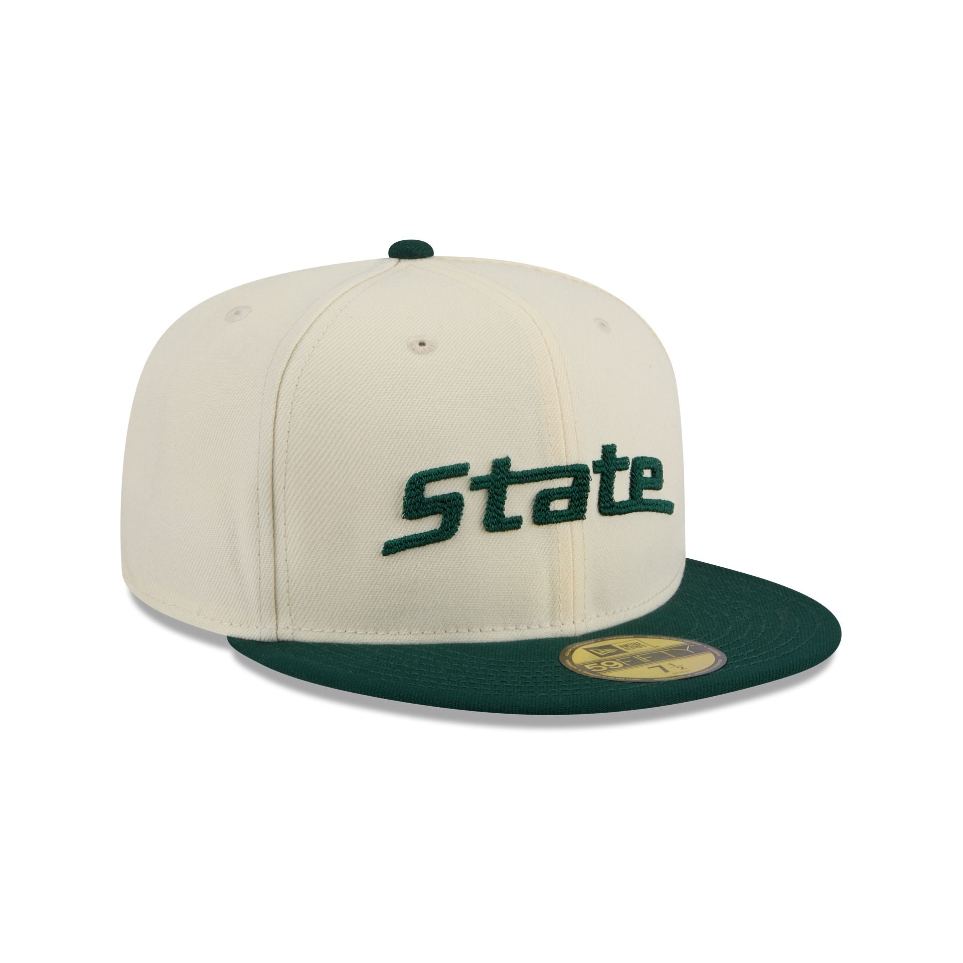 Michigan State Spartans Two Tone Stitch 59FIFTY Fitted Hat
