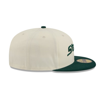 Michigan State Spartans Two Tone Stitch 59FIFTY Fitted Hat