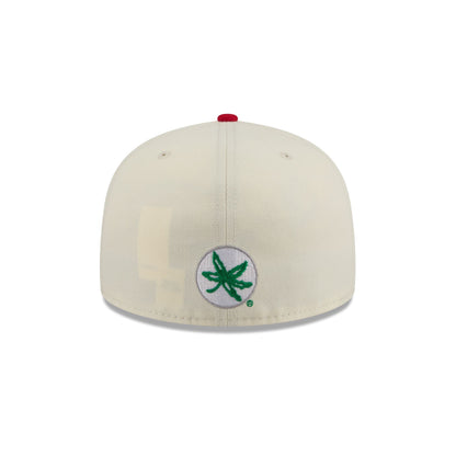 Ohio State Buckeyes Two Tone Stitch 59FIFTY Fitted Hat