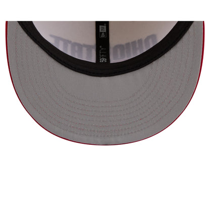 Ohio State Buckeyes Two Tone Stitch 59FIFTY Fitted Hat