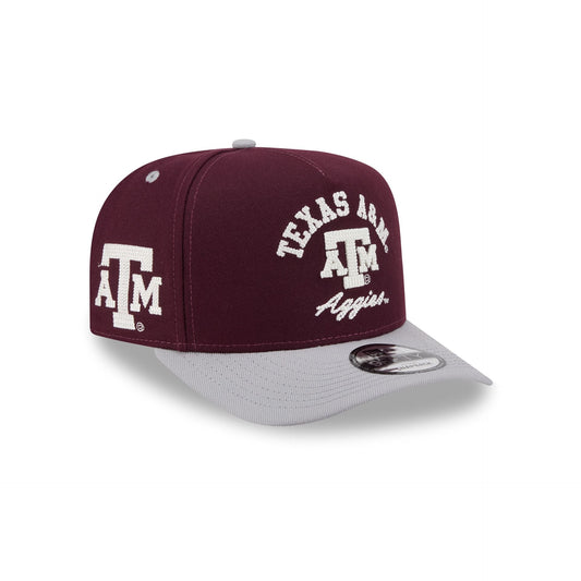 Texas A&M Aggies Arched 9FIFTY A-Frame Snapback Hat
