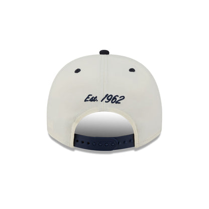 Houston Astros Arched Chrome White 9FIFTY A-Frame Snapback Hat