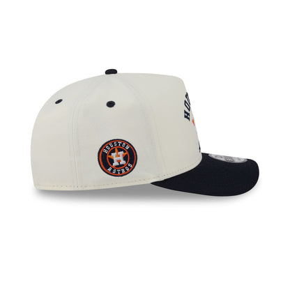 Houston Astros Arched Chrome White 9FIFTY A-Frame Snapback Hat