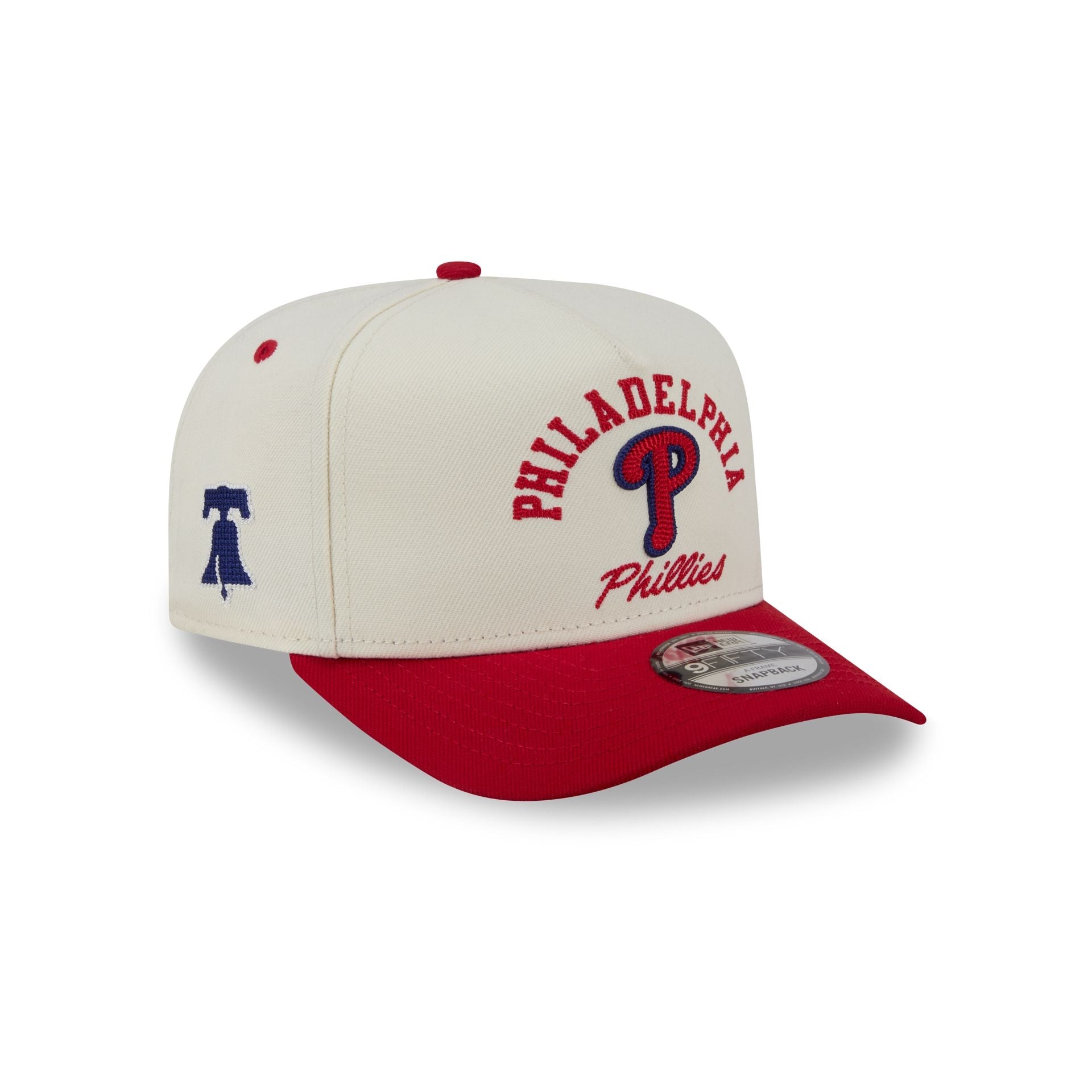 Philadelphia Phillies Arched Chrome White 9FIFTY A-Frame Snapback Hat