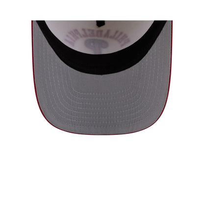 Philadelphia Phillies Arched Chrome White 9FIFTY A-Frame Snapback Hat