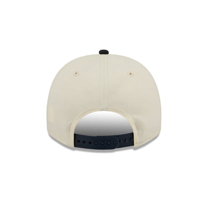 Houston Astros Three Hit Chrome White 9FIFTY A-Frame Snapback Hat