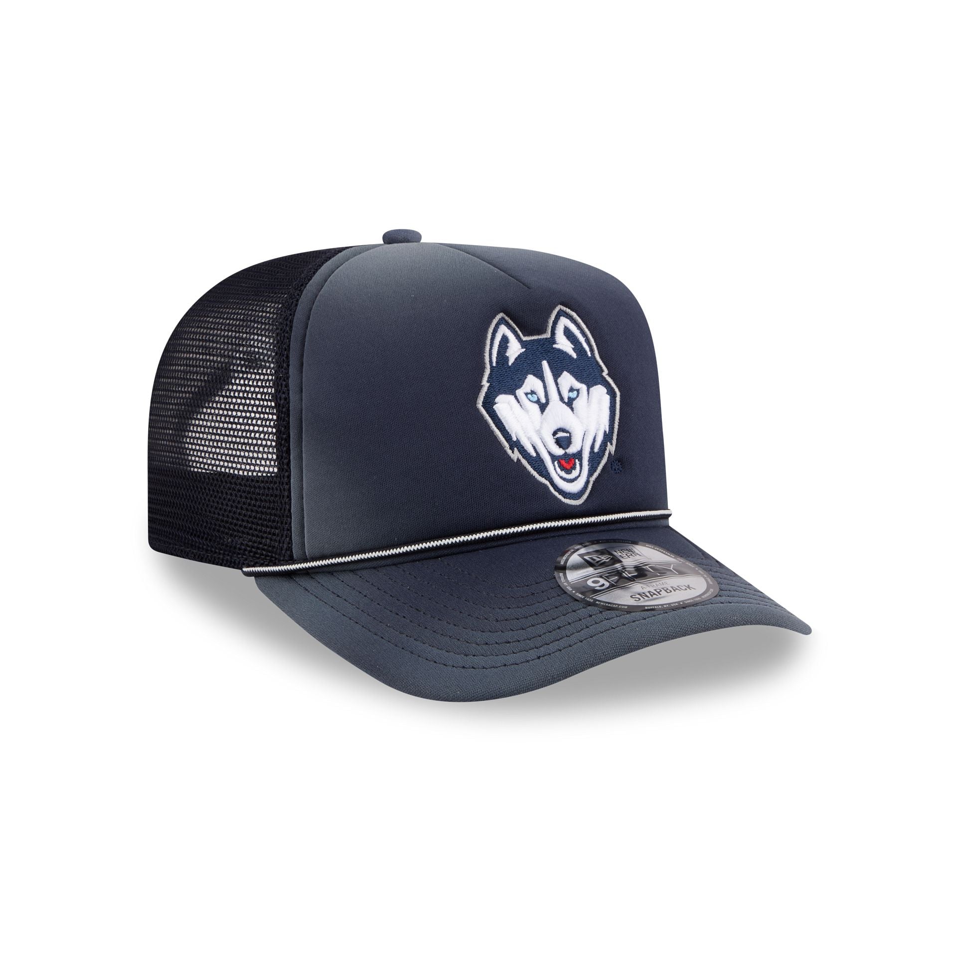 Connecticut Huskies Worn 9FIFTY A-Frame Trucker Hat