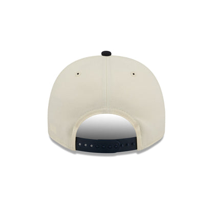 Atlanta Braves Three Hit Chrome White 9FIFTY A-Frame Snapback Hat