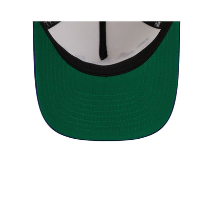 Los Angeles Dodgers Three Hit Chrome White 9FIFTY A-Frame Snapback Hat