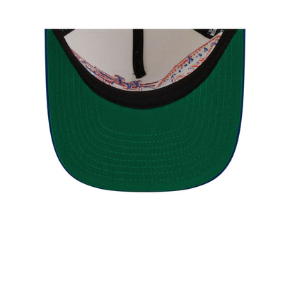 New York Mets Chrome White Classic 9FIFTY A-Frame Snapback Hat