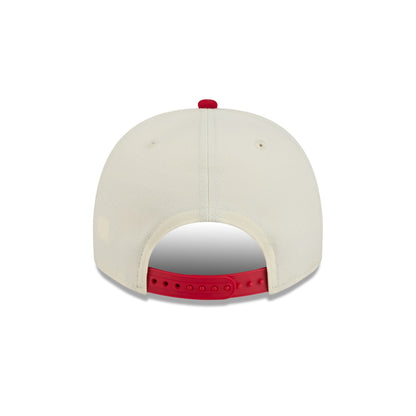 Detroit Red Wings Three Hit Chrome White 9FIFTY A-Frame Snapback Hat