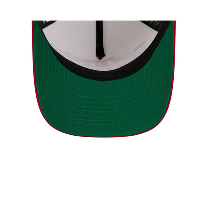 Detroit Red Wings Three Hit Chrome White 9FIFTY A-Frame Snapback Hat
