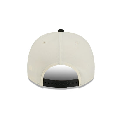 Boston Bruins Three Hit Chrome White 9FIFTY A-Frame Snapback Hat