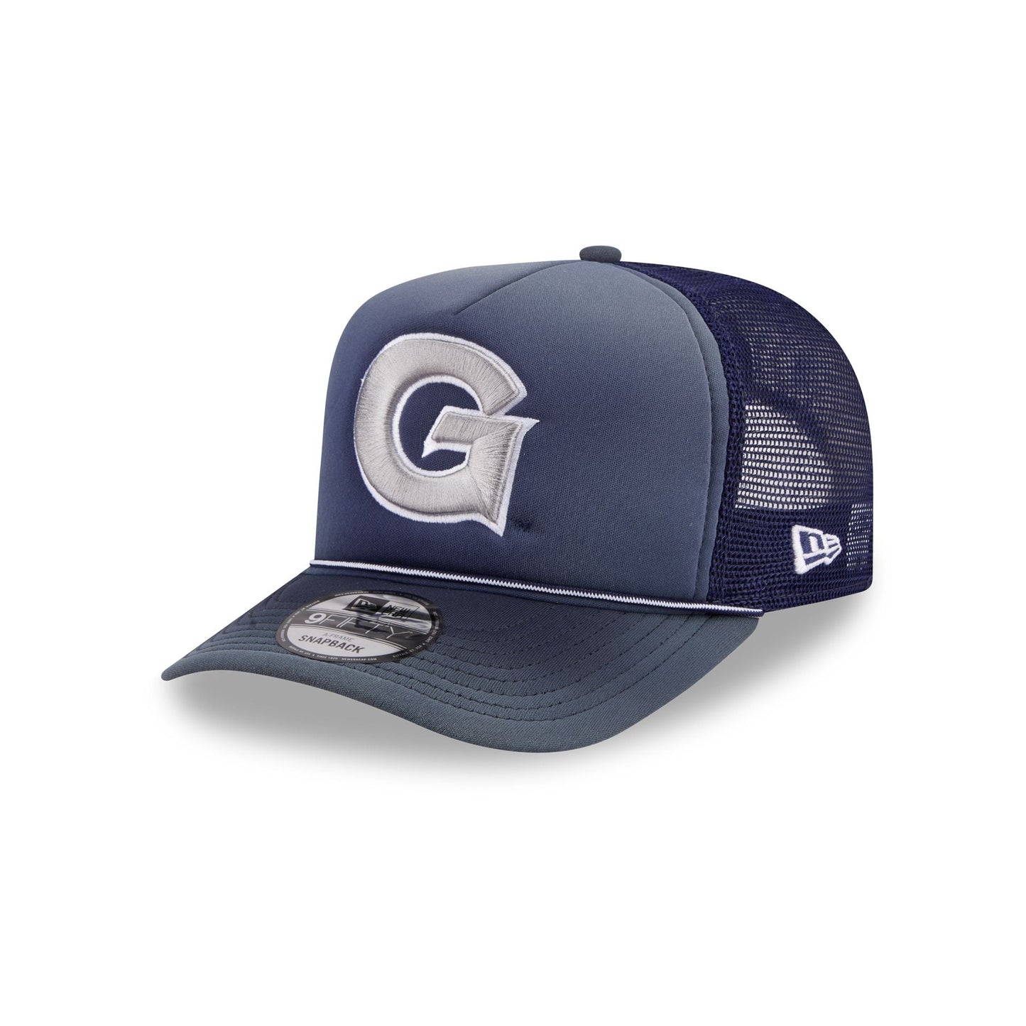 Georgetown Hoyas Worn 9FIFTY A-Frame Trucker Hat