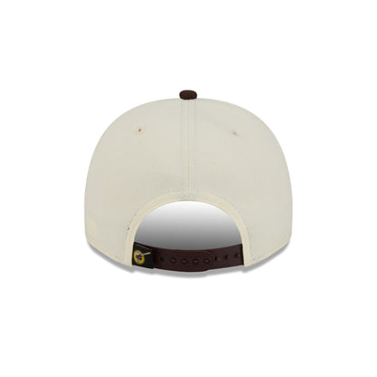 San Diego Padres Chrome White Classic 9FIFTY A-Frame Snapback Hat
