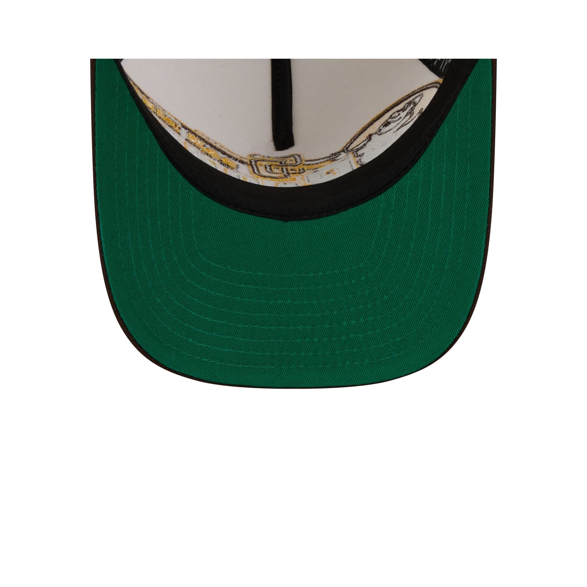 San Diego Padres Chrome White Classic 9FIFTY A-Frame Snapback Hat