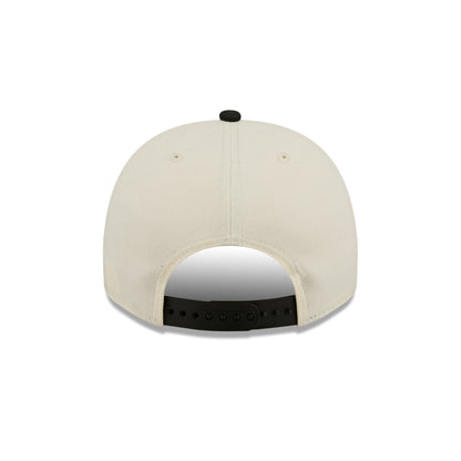 Chicago Blackhawks Three Hit Chrome White 9FIFTY A-Frame Snapback Hat