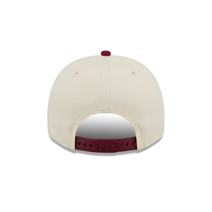 Colorado Avalanche Three Hit Chrome White 9FIFTY A-Frame Snapback Hat