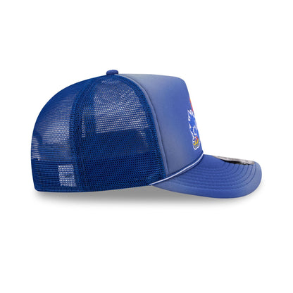 Kansas Jayhawks Worn 9FIFTY A-Frame Trucker Hat